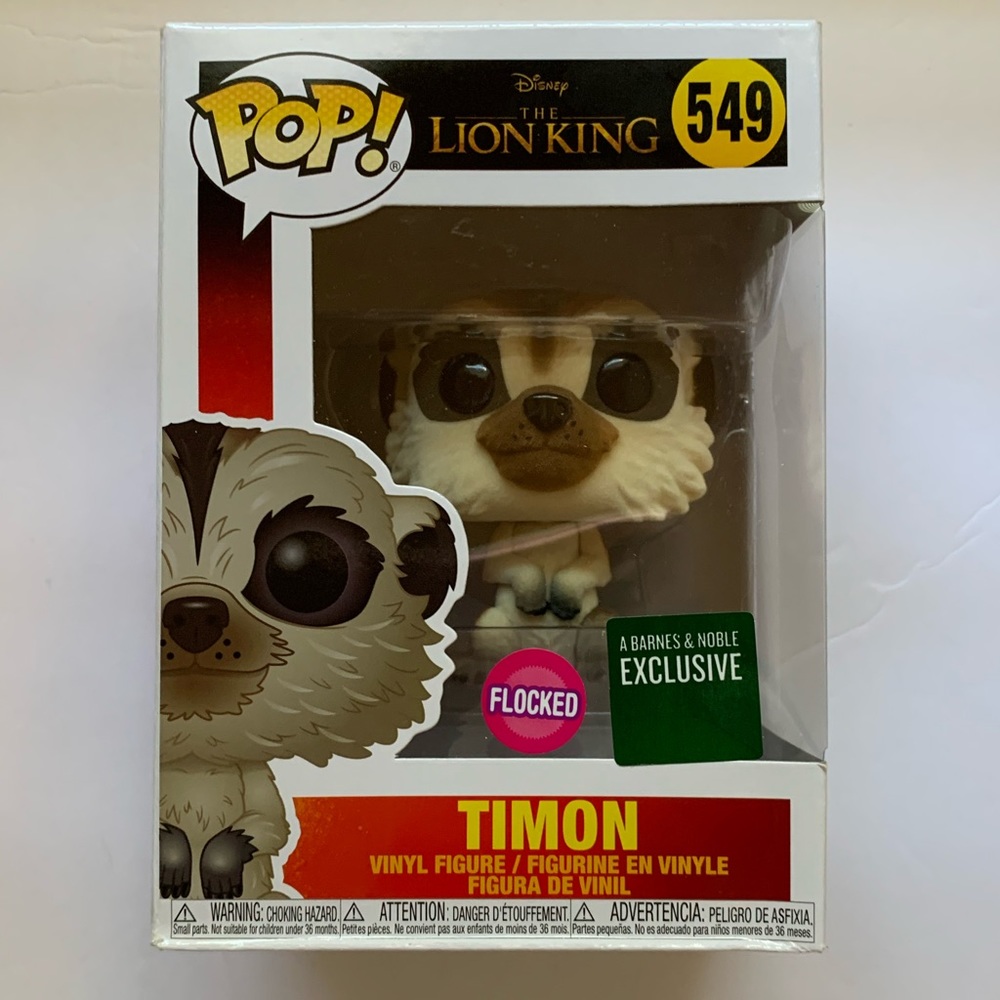 Flocked Funko Pop Timon